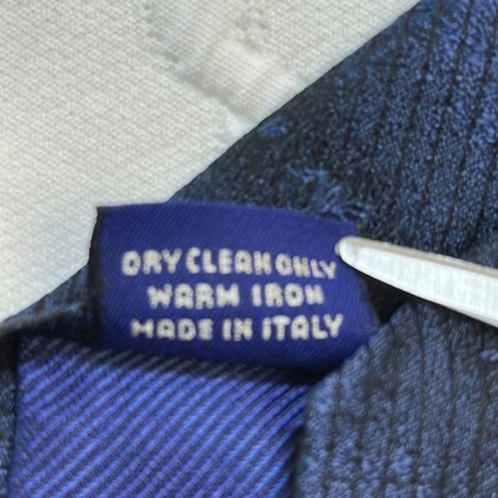 Vintage Hugh Parsons Navy Blue Silk Necktie exclusively for Nordstrom NWT - Picture 5 of 7